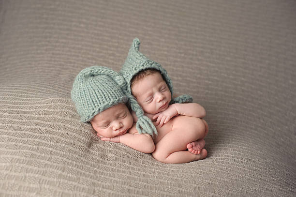 istock Peaceful Newborn Twins 526934137
