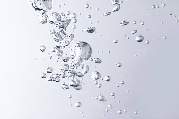 Water bubbles stock photo