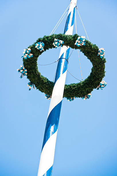 メイポール - bavaria austria blue celebration ストックフォトと画像