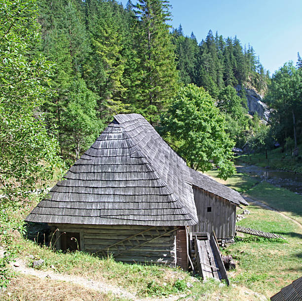 istock Old cottage at Slovakia 526944453