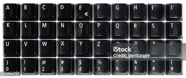 Black Computer Keyboard Keys Stock Photo - Download Image Now - Alphabet, Business, Business Finance and Industry