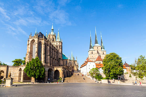 istock Dom hill of Erfurt Germany 526948967