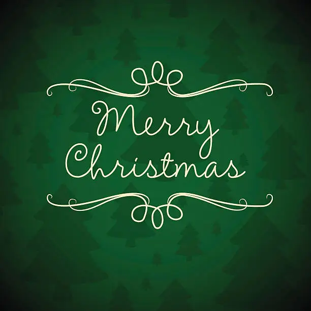 Vector illustration of Merry Christmas card in vector format.