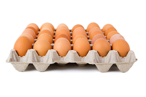 istock Brown eggs in a carton 526957453