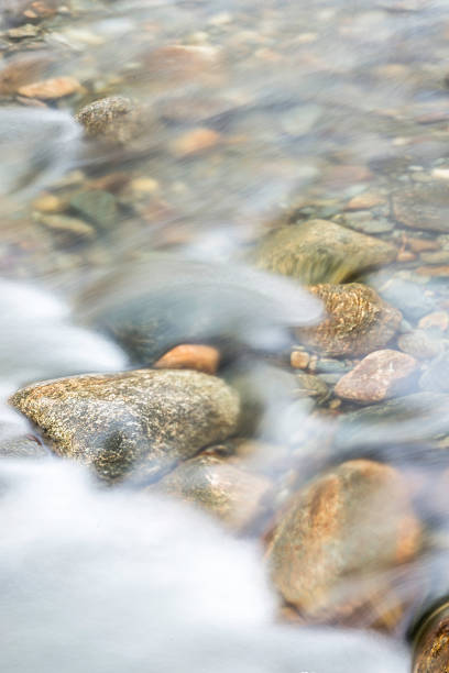 Stream in Newfane, Vermont flowing but ever so filled with ice.  Long exposure of course to blur the water.  