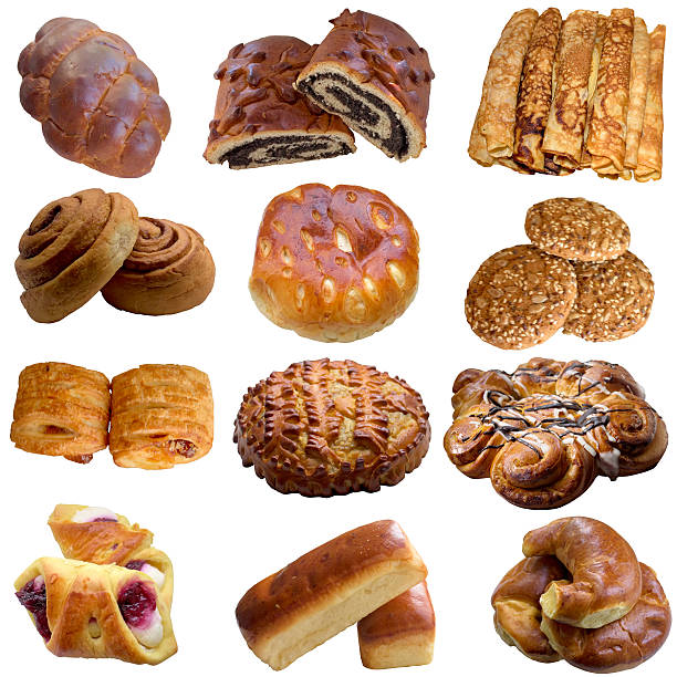 istock Assortment of baked bread. 526974699