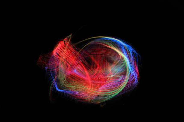 istock lights fiber optic black background 526975177