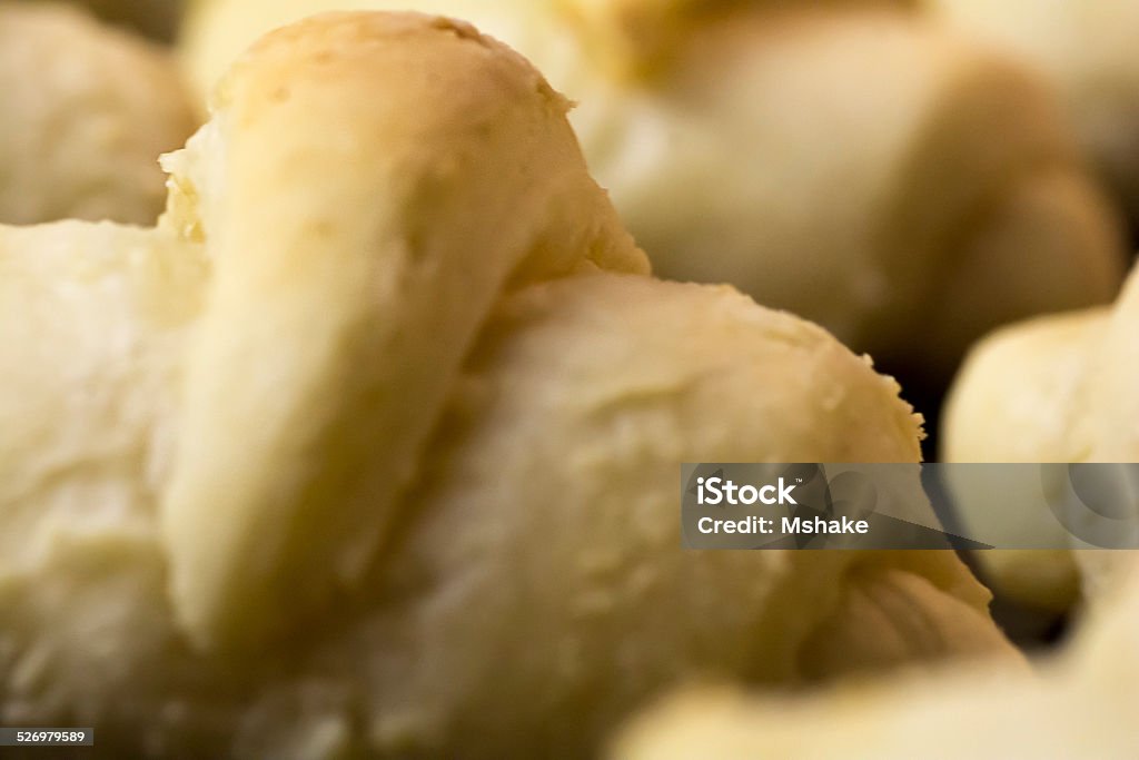 Crescent Dinner Rolls Closeup of a fresh baked crescent dinner rolls made from scracth. Great addition to any Holiday meal. Baked Stock Photo