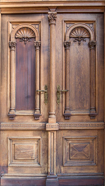 istock Wooden door 527011189