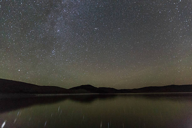 istock Milky way over mongolian lake 527011931