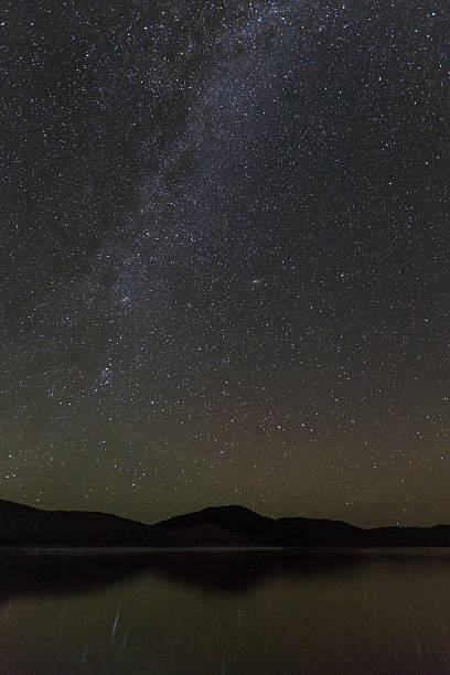 istock Milky way over mongolian lake 527011935