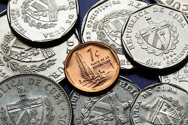 istock Coins of Cuba. Cuban convertible peso 527012649