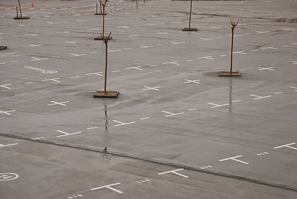 istock Rainy Day Parking Lot 527013153