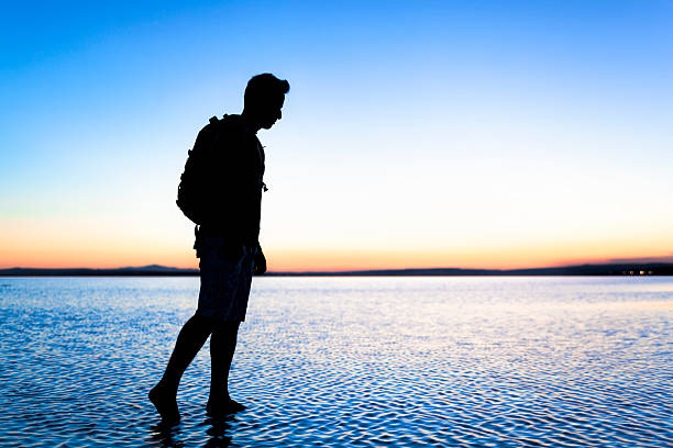 istock Walking alone on Lake Tuz 527027609