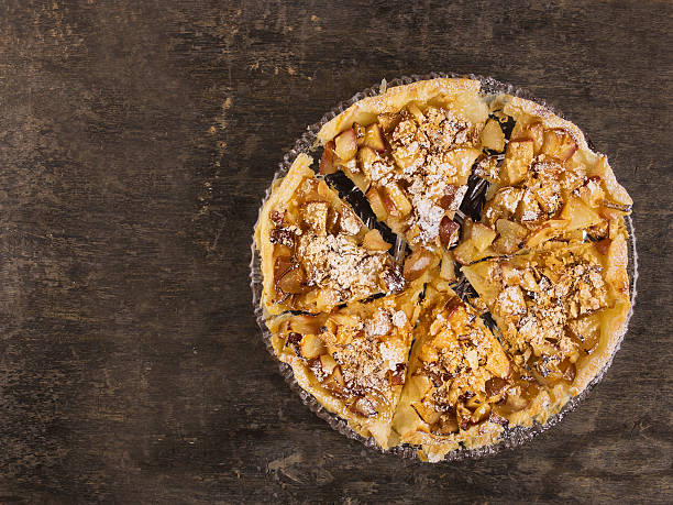 istock apple tart on old dark wooden table 527029295