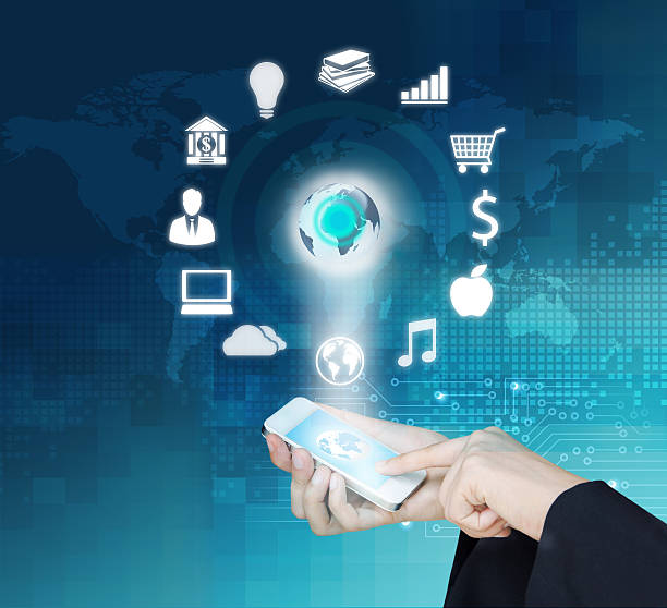 istock Design concept of Business and Information technology 527030596