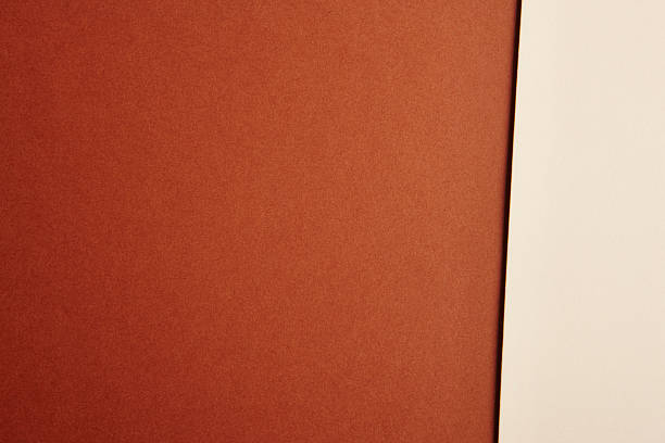 istock Colored cardboards background in brown beige tone. Copy space 527030890