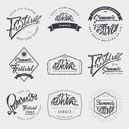 Hand drawn font handwriting brush It can be used to design logos, badges, labels, postcards, posters