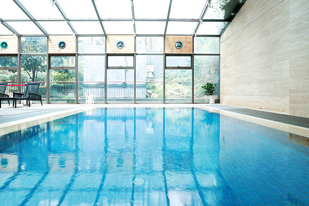 istock design of swimming pool in modern gym 527032484