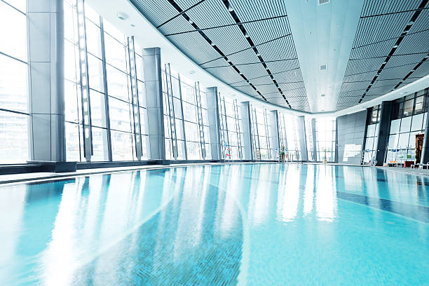 istock design of swimming pool in modern gym 527033254