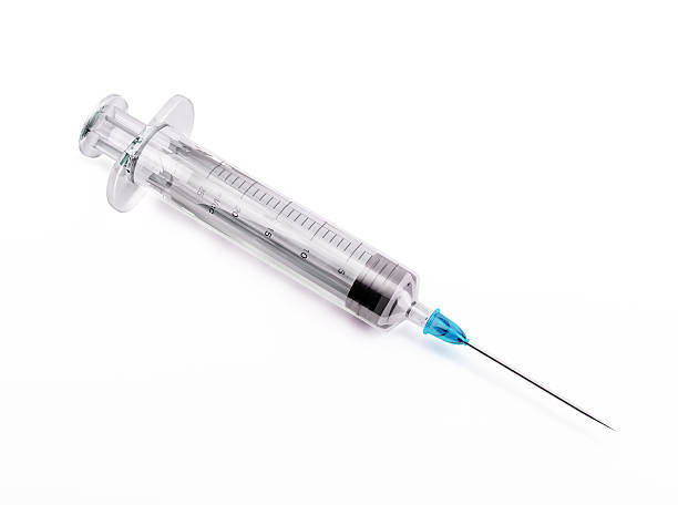 siringe médica. - surgical needle syringe prick injecting fotografías e imágenes de stock