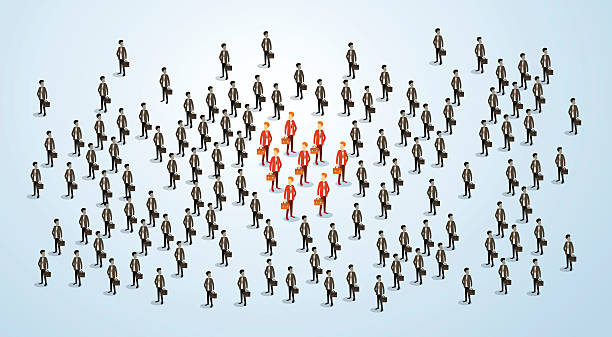 istock Red Businessman Group Team Human Resource Recruitment Candidate, Business People 527040366