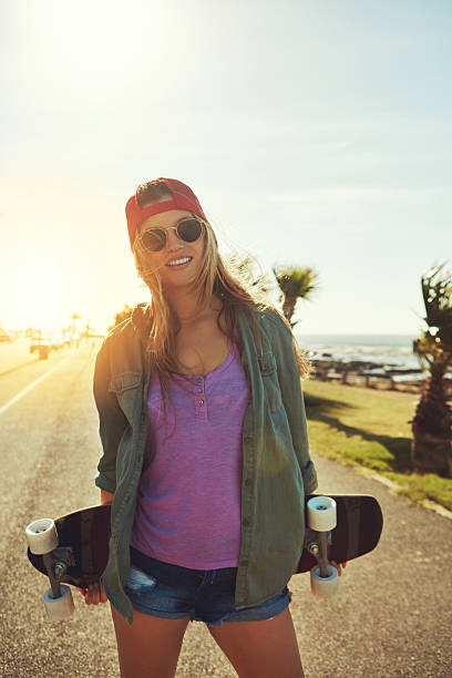 istock She lives to skate! 527041188