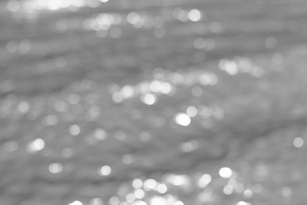istock bokeh background from a lake in black and white theme 527046544