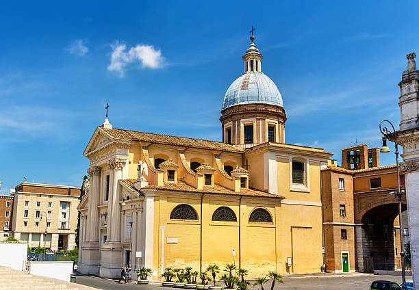 istock Church San Rocco in Rome, Italy 527047022