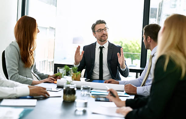 istock Defining clear objectives for their meeting 527047260