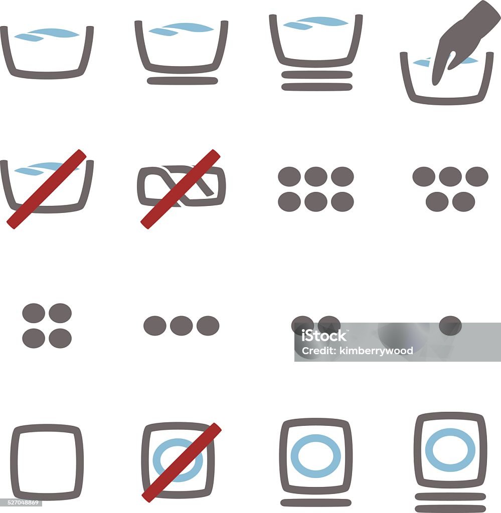 Laundry Care Icon Vector File of Laundry Care Icon Advice stock vector