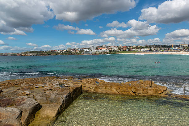 istock Bondi North Rocks on a sunny day, Sydney, Australia. 527049420