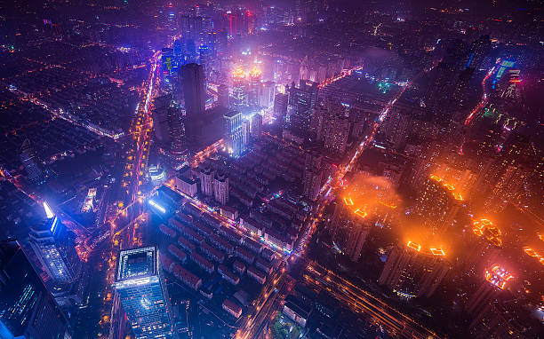 istock Skyline night view on Pudong New Area 527049550