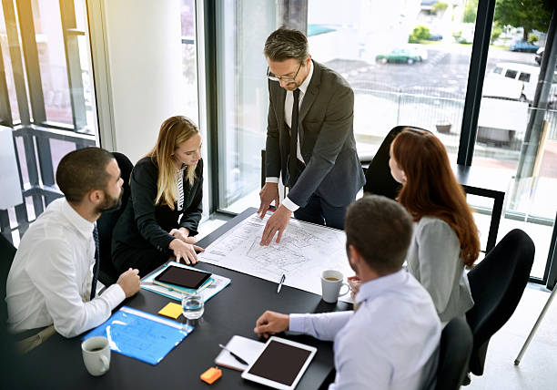 istock He's got a clear vision for the new building plan 527049608