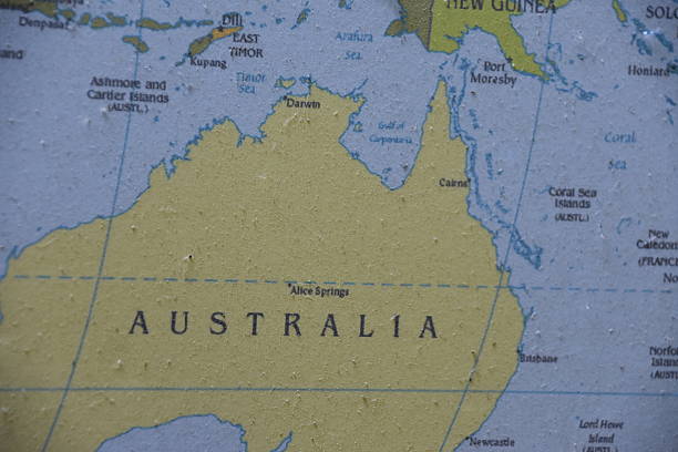 istock Map of Australia 527049798