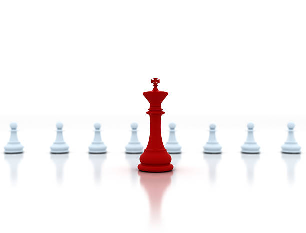 istock Business concept - chess players 527050427