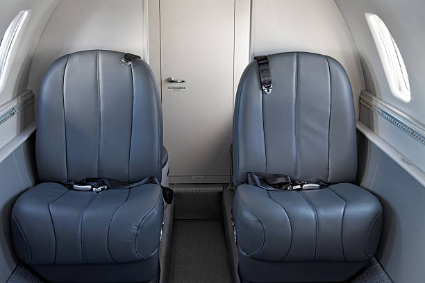 istock Airplane Aisle inside a utility configuration jet aeroplane 527051867