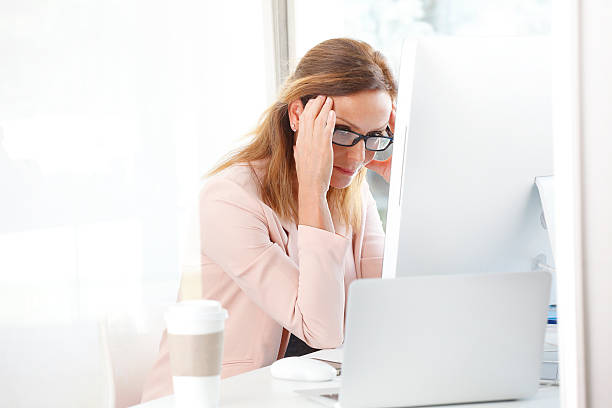 Stressed Admin 50+ Exhausted Administrative Assistant Stock Photos, Pictures & Royalty ...