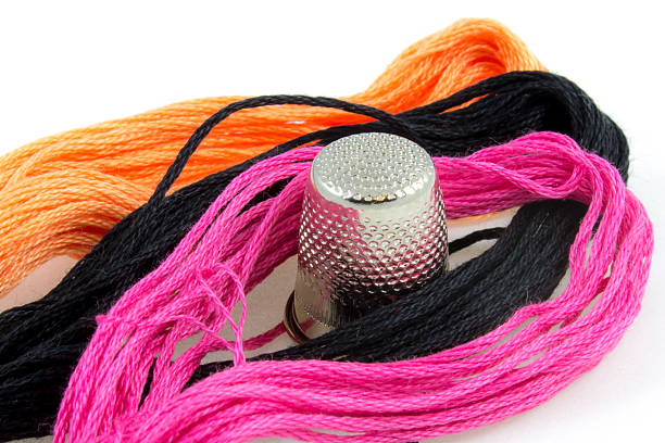 istock closeup of colored cotton threads 527052443