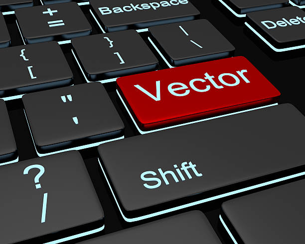 istock Conceptual image. Backlit keyboard with black and red buttons. I 527055425