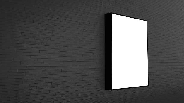 istock Blank advertising billboards with floor and wall 527058160