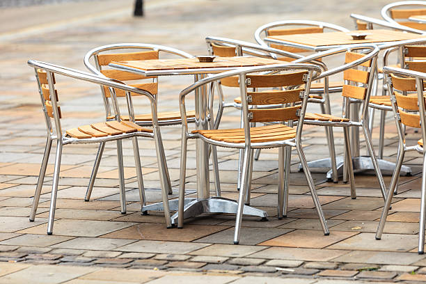 istock Outdoor restaurant coffee open air cafe 527058792