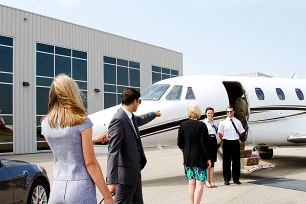 istock Airline staff waiting for passengers 527071627