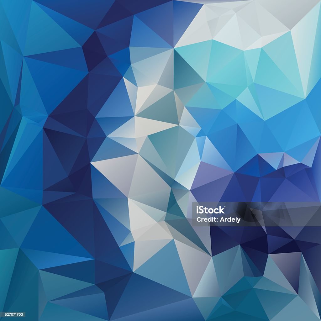 Triangular Blue Diamonds Blue Diamond Polygonal Triangular Pattern Background Stock Illustration ...