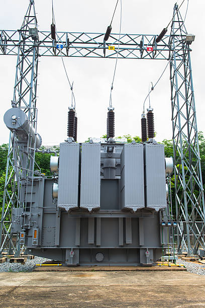 Transformer station and the high voltage electric pole Transformer station and the high voltage electric pole cscs stock pictures, royalty-free photos & images