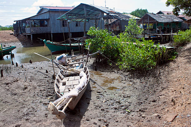 istock Fishing village near Kampot 527086595