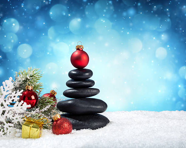 istock spa stones with christmas ornament 527086725
