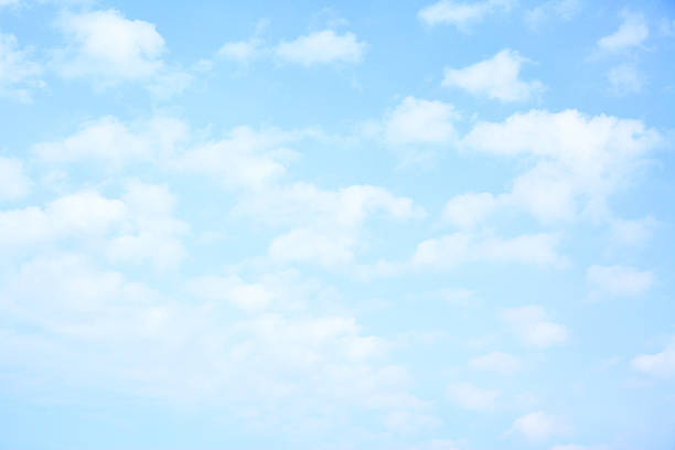 Light blue sky with clouds Light blue sky with clouds, may be used as background light blue sky stock pictures, royalty-free photos & images