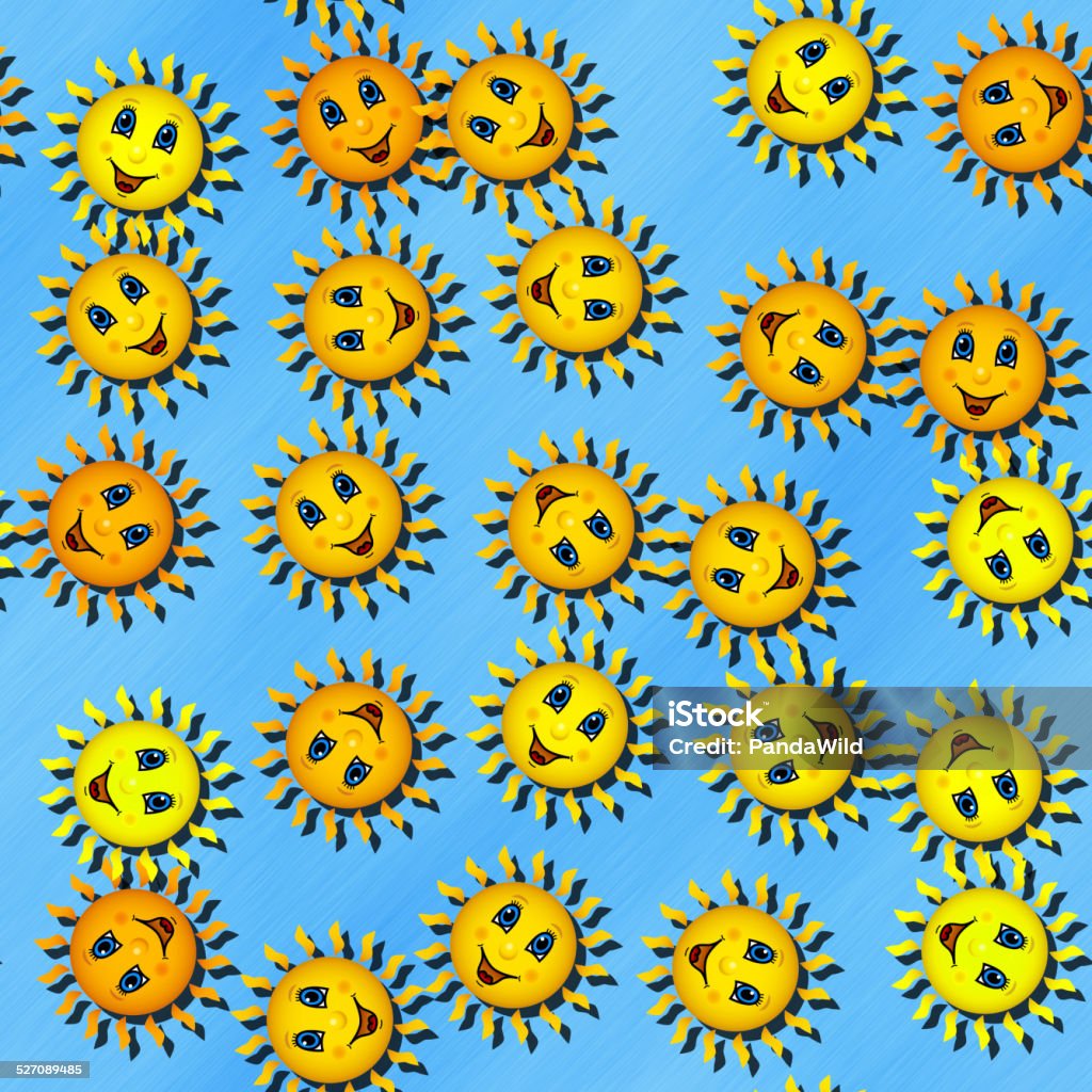 Happy Sun Texture Happy Sun Generated Seamless Texture Stock Photo - Download Image Now ...