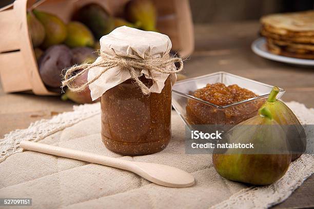 Fig Jam Stock Photo - Download Image Now - Fig, Preserves, Breakfast